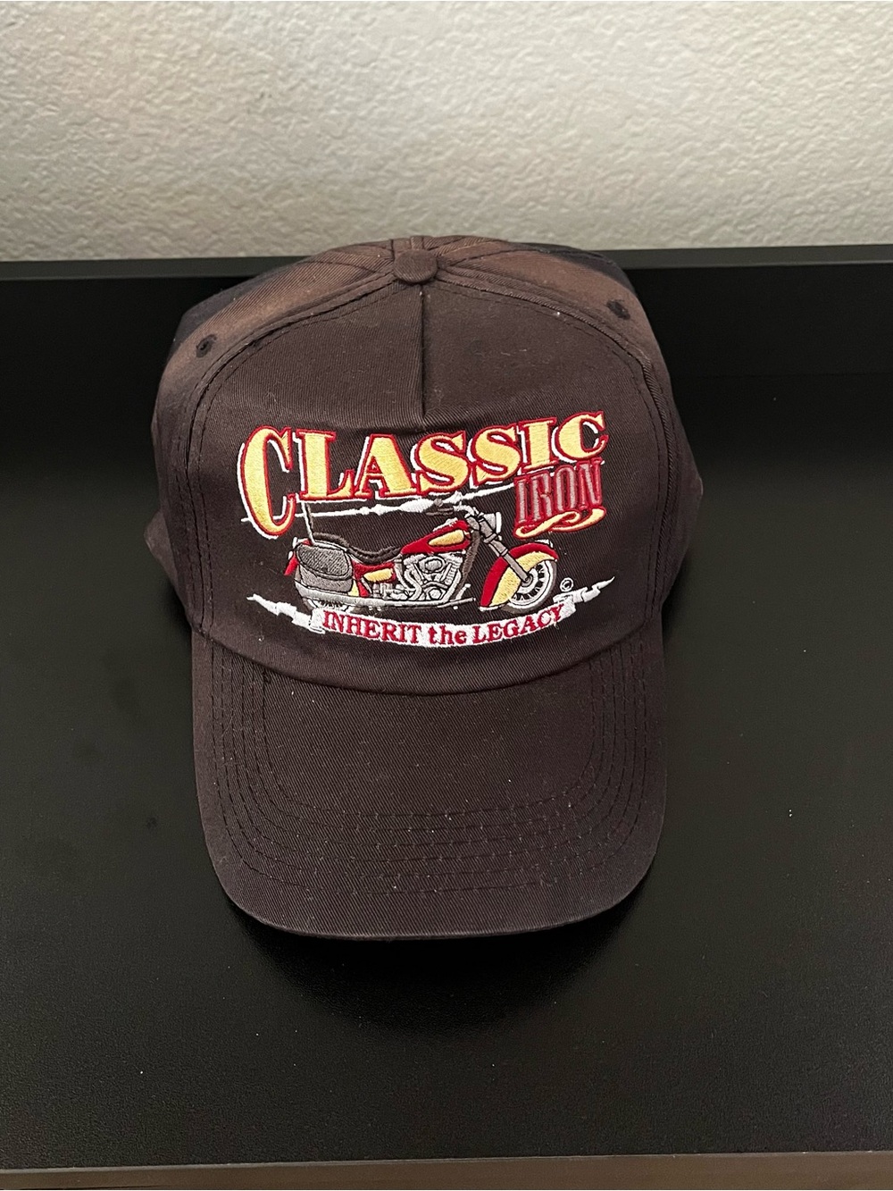Vintage Classic Iron Motorcycle SnapBack